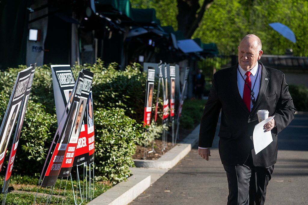 Tom Homan at the White House